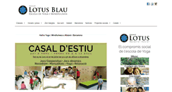 Desktop Screenshot of fundaciolotusblau.org